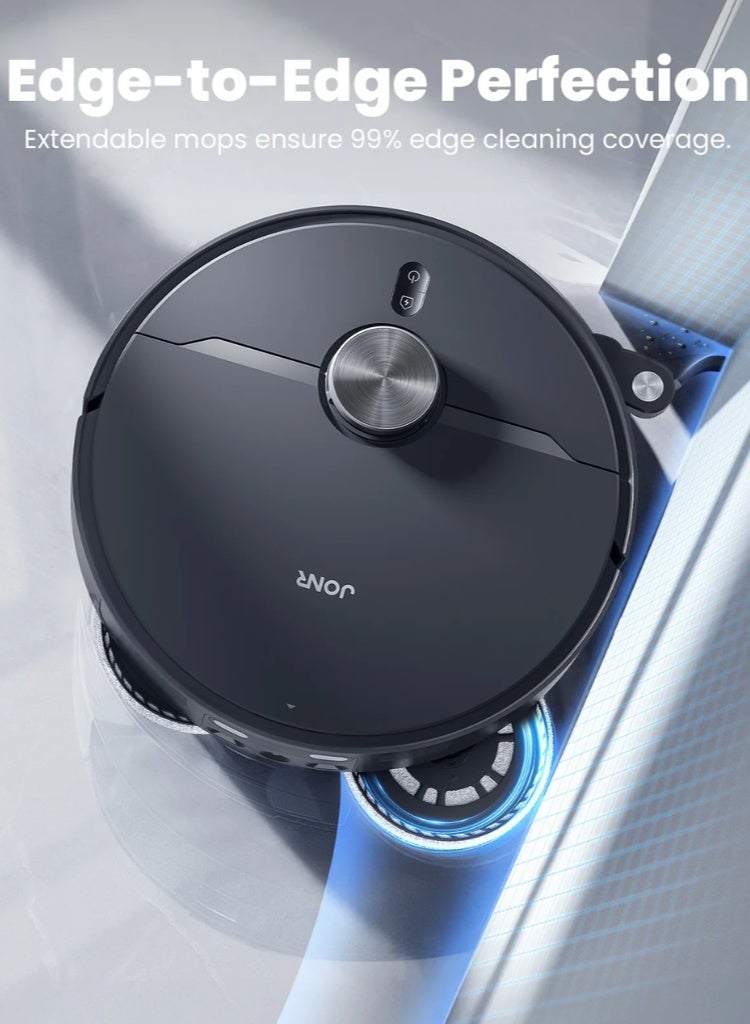 JONR X1 Max Robot Vacuum Cleaner and Mop, Powerful 20,000Pa Suction, 30mm Obstacle Climb, 75°C Hot Water Cleaning, Warm Air Drying, AI Obstacle Avoidance & 360° Navigation, All-in-One Station - Image 2
